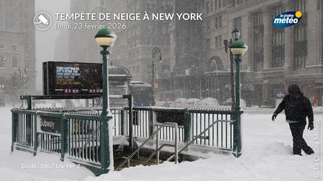 Tempête de neige à New York : jusqu’à 75 cm, un blizzard parmi les plus forts depuis des décennies
