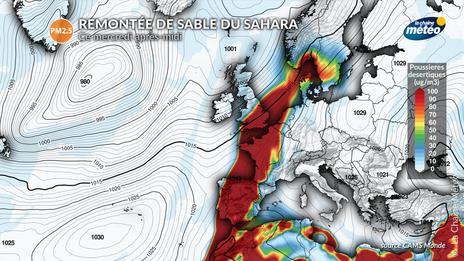 Le sable du Sahara fait son retour cette semaine en France