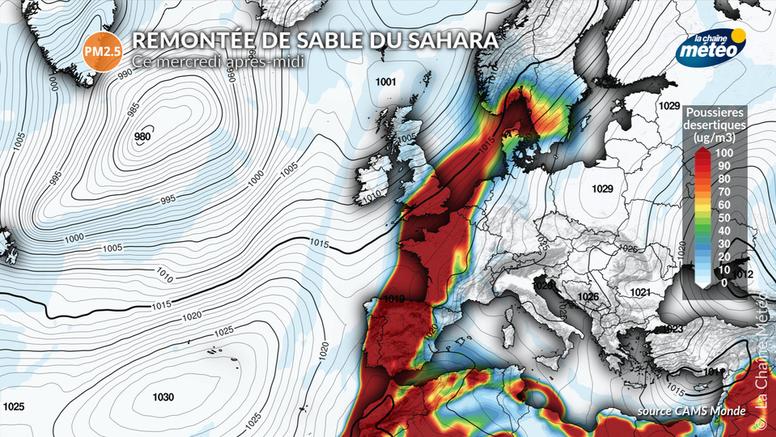 Le sable du Sahara fait son retour cette semaine en France