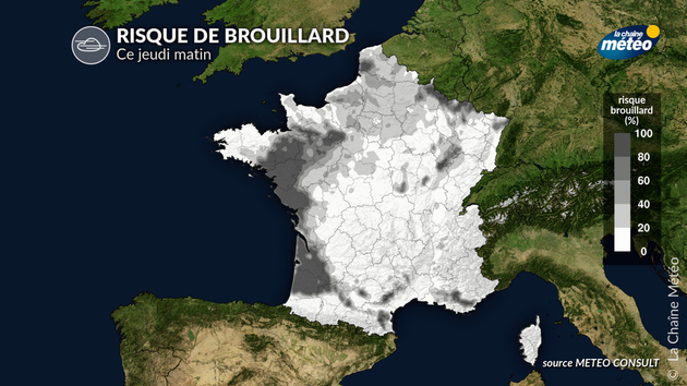 Risque de brouillard ce jeudi Actualités France