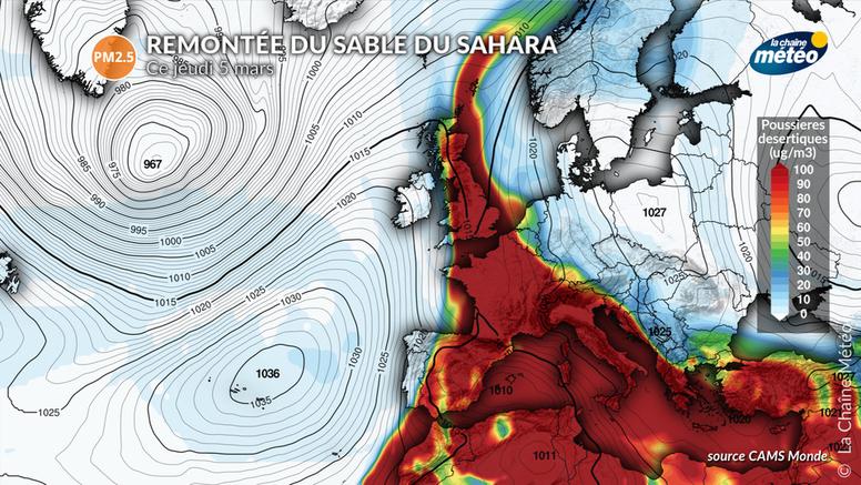 Un nouvel épisode de sable du Sahara va concerner la France cette semaine