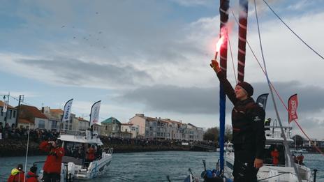 Justine Mettraux, Woman Sailor of the Year, marraine de la 60ème Snim