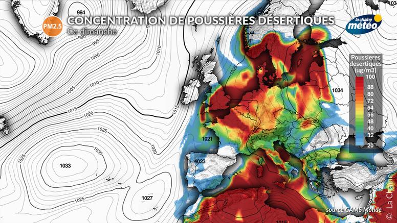 Sables du Sahara et pollution : point ce dimanche sur l’épisode en France