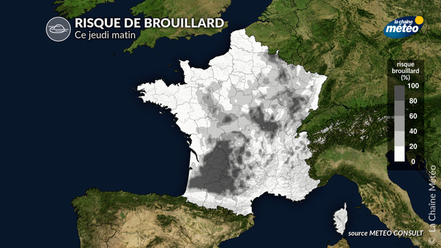 Risque de brouillard ce jeudi matin Actualités France