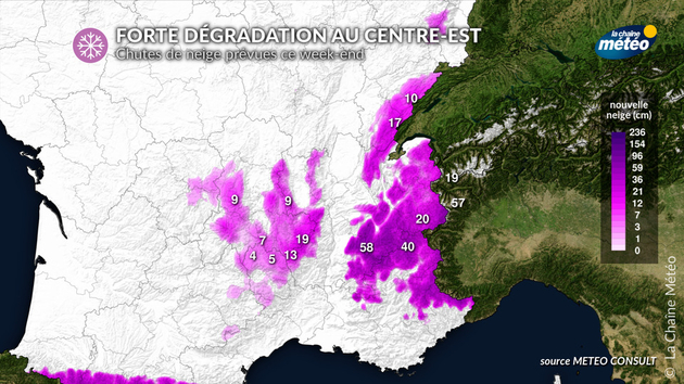 Chutes de neige dès 800 m en montagne, s Actualités France
