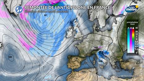 Après un week-end perturbé, retour de l'anticyclone la semaine prochaine en France