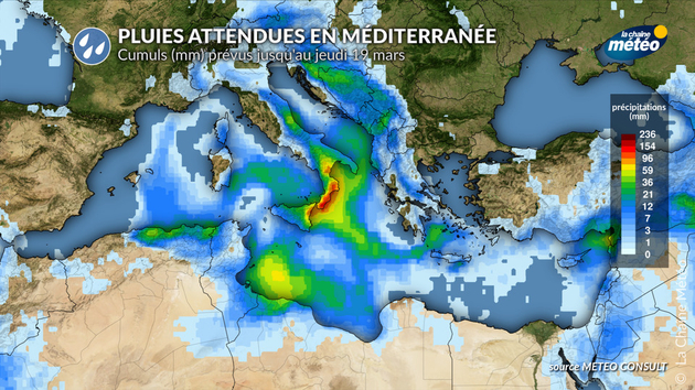 Pluies attendues en Méditerranée jusqu Actualités France