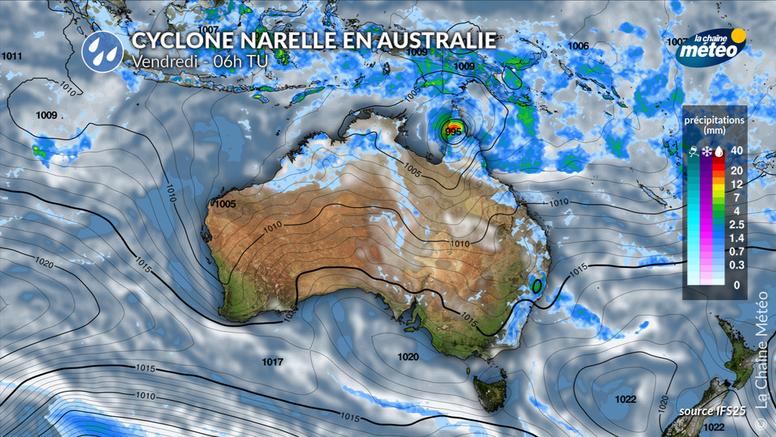 Cyclone Narelle en Australie : une menace au nord du pays entre jeudi et vendredi