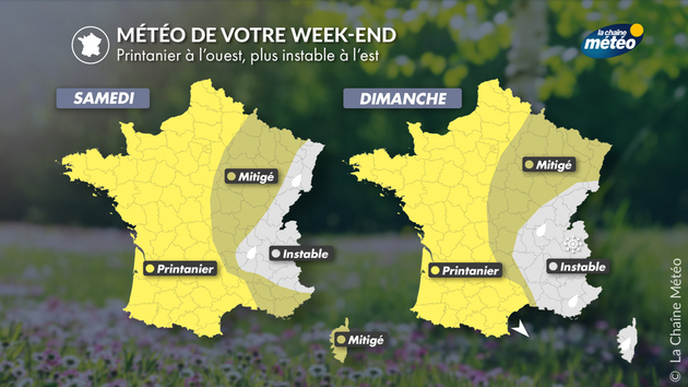 Météo du week-end Actualités France