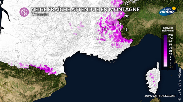 Neige dans les Alpes Actualités France