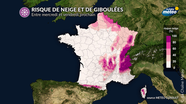 Risque de neige et de giboulées à partir de mercredi Actualités France