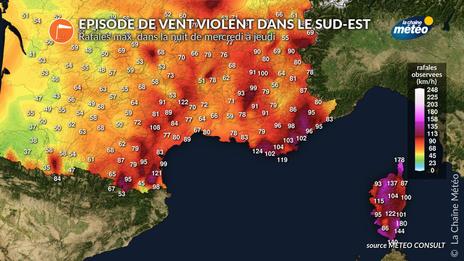 Tempête en Corse : pourquoi les vents ont soufflé jusqu'à 180 km/h la nuit dernière ?