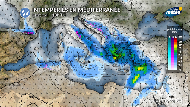 Situation générale en Méditerranée ce mercredi Actualités France