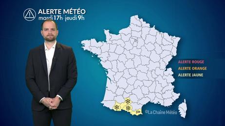 Forte tramontane et abondantes chutes de neige sur les Pyrénées