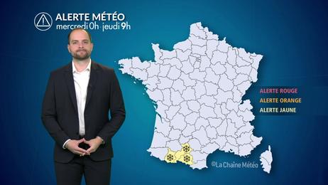 Abondantes chutes de neige sur les Pyrénées