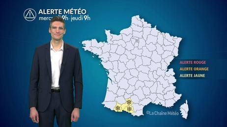 Abondantes chutes de neige sur les Pyrénées