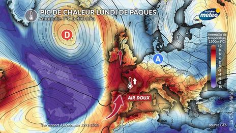 Pic de chaleur : vers les premiers 30°C de l'année dans le sud-ouest lundi ?