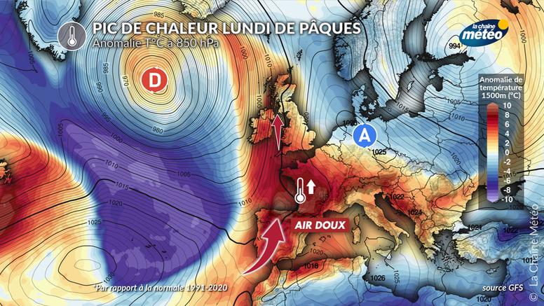 Pic de chaleur : vers les premiers 30°C de l'année dans le sud-ouest lundi ?