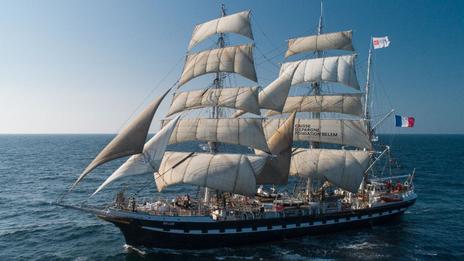 Le Belem en escale à Port-la-Nouvelle puis Port Vendres