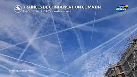 Pourquoi avez-vous vu autant de traînées d’avion dans le ciel ce matin ?