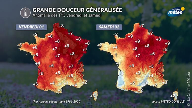 Douceur exceptionnelle : des températures dignes de juin avant les orages