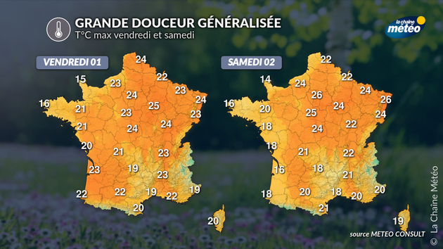 Températures estivales Actualités France
