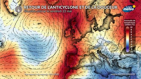 Retour du soleil et de la douceur : l’anticyclone revient progressivement la semaine prochaine en France