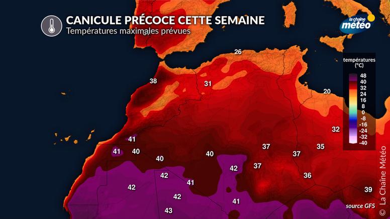 Espagne, Portugal, Maroc : vers une chaleur exceptionnelle pour une mi-mai