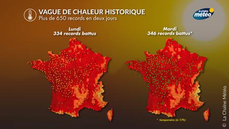 Pourquoi la vague de chaleur en France est d'ores et déjà historique ?