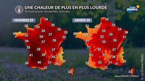 Canicule : vers un ressenti plus lourd en fin de semaine