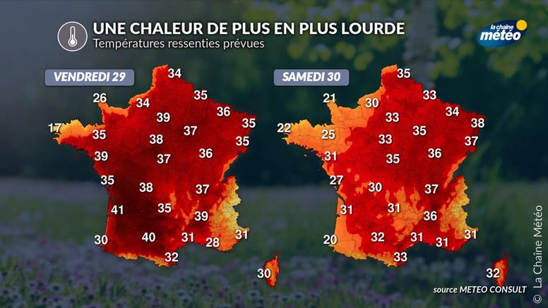Canicule : vers un ressenti plus lourd en fin de semaine