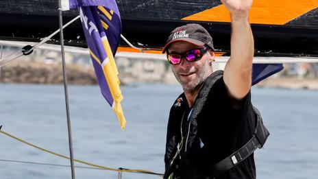 Nicolas Lunven (PRB), 2e de la 2ème étape de la 57e édition de La Solitaire du Figaro Paprec