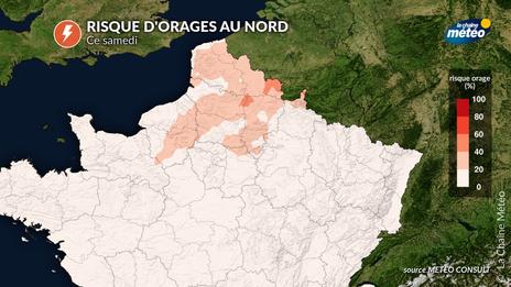 Risque de brefs mais forts orages ce soir au nord : à quoi s'attendre ?