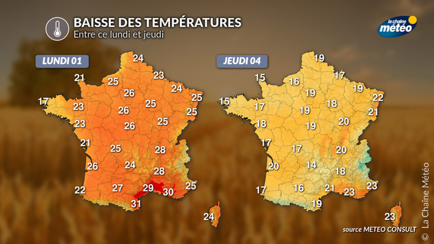 Baisse des températures Actualités France