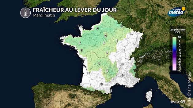 Fraîcheur mardi matin Actualités France