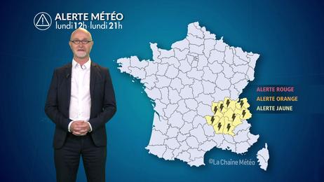 Risque de brefs mais forts orages avec grêle lundi au Centre-Est
