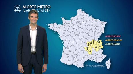 Risque de brefs mais forts orages avec grêle lundi au Centre-Est