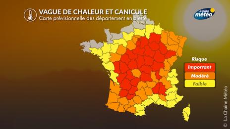 Canicule : le risque d'alerte se confirme à partir du milieu de semaine