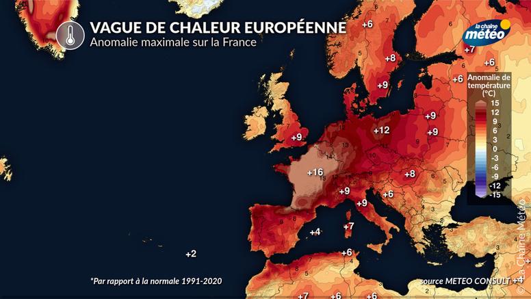Canicule : pourquoi la France sera le pays le plus chaud d'Europe cette semaine ?