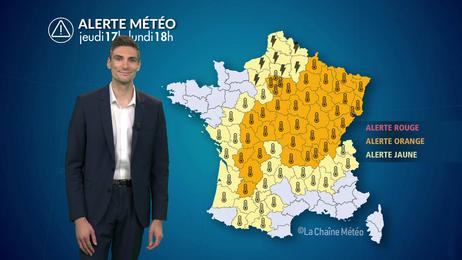 Alerte canicule et orages localement forts