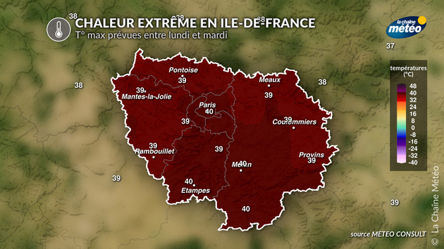 Chaleur extrême en Ile-de-France la semaine prochaine Actualités France