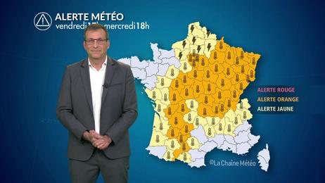 Alerte canicule et orages localement forts