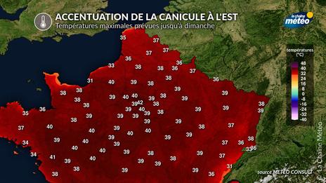 Canicule : la fin se profile à l’ouest, mais elle se renforce à l’est