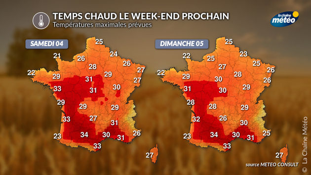 Week-end prochain très estival Actualités France