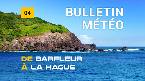 Bulletin météo de la zone côtière de Barfleur à La Hague