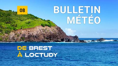 Bulletin météo de la zone côtière de Brest à Loctudy