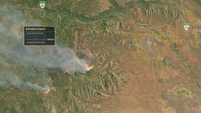 Incendies : l’Arizona frappé par un important feu, la France aussi sous haute surveillance