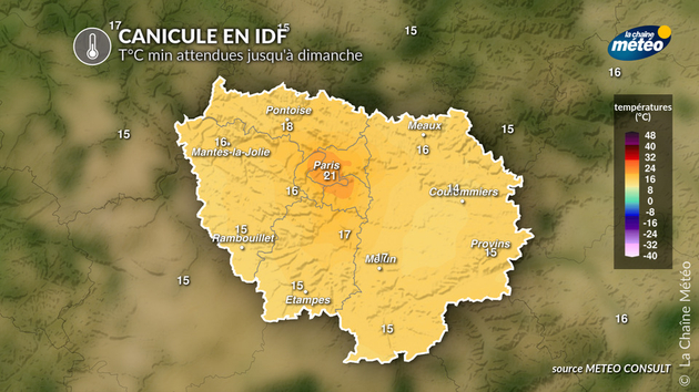 T°C min IDF Actualités France