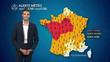 Alerte rouge canicule du centre-ouest au bassin parisien