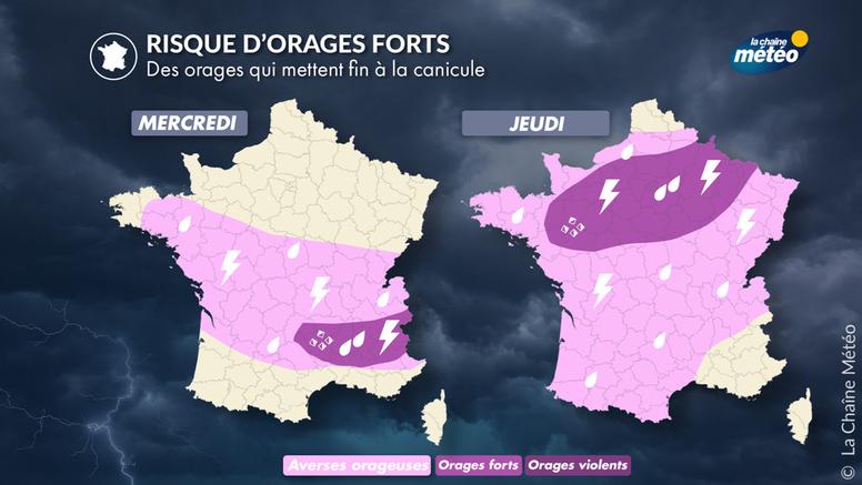 Canicule : vers des orages violents avant la fin des fortes chaleurs ?